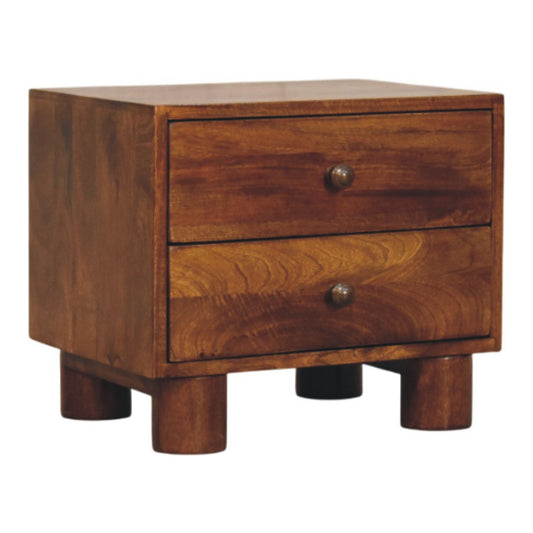 Tula - Nightstand in Chestnut Finish