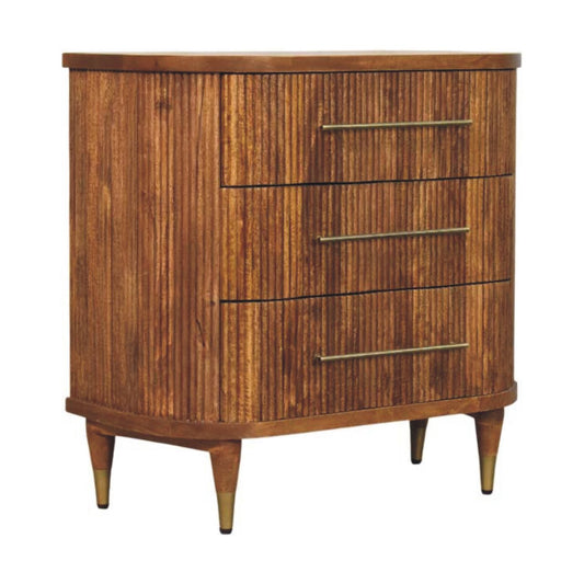 Emerson Ribbed Chest of Drawers