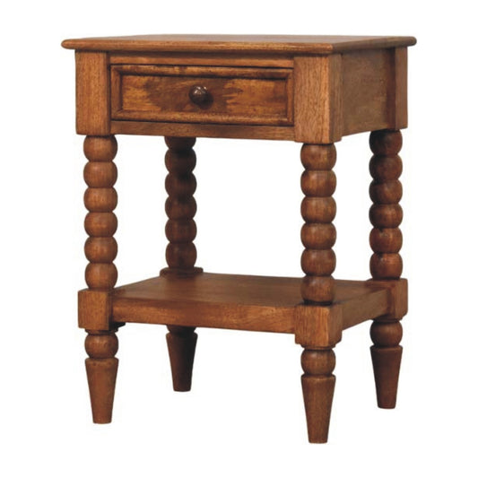 Spindle Bedside Table
