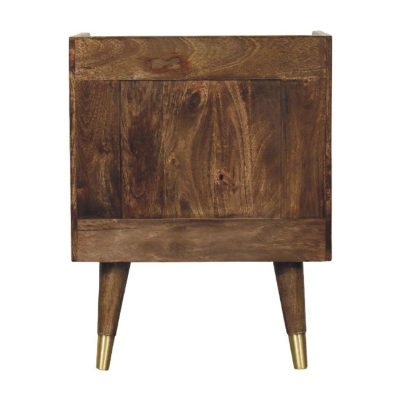 Solis - Brass Inlay Bedside Table