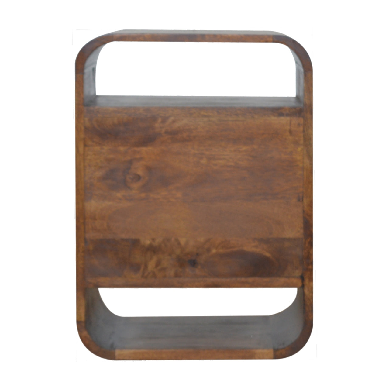 Elin - 2 Drawer Bedside Table in Chestnut Finish