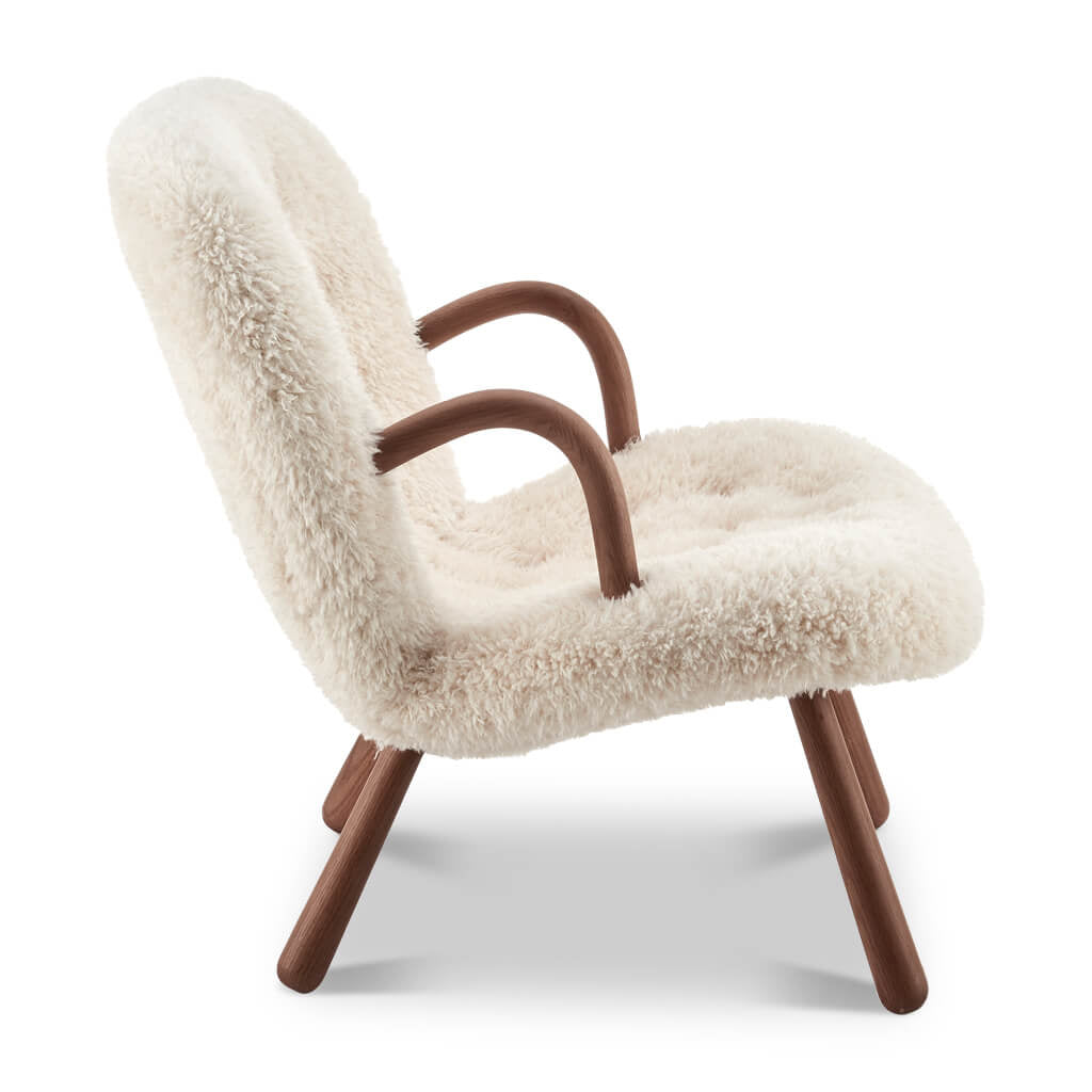 Arctander Clam Armchair Sheepskin, Long Hair| DC Concept