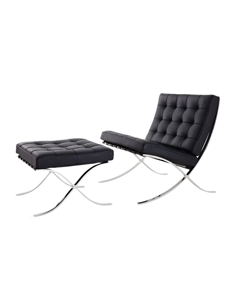 Barcelona Chair And Footstool