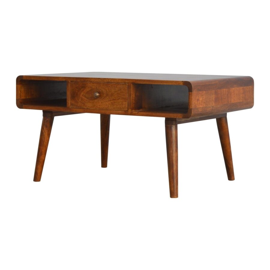 Chestnut Coffee Table - V - LOOX