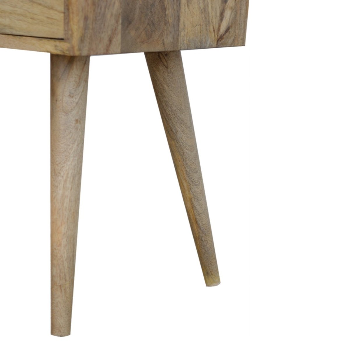 Mini Oak - ish Bedside Table - V - LOOX