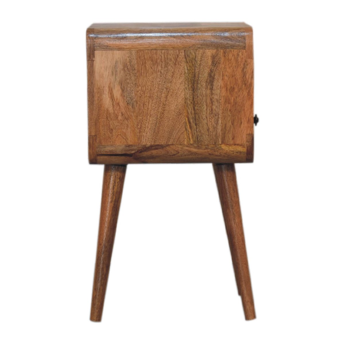 Mini Oak - ish Open Bedside Table - V - LOOX