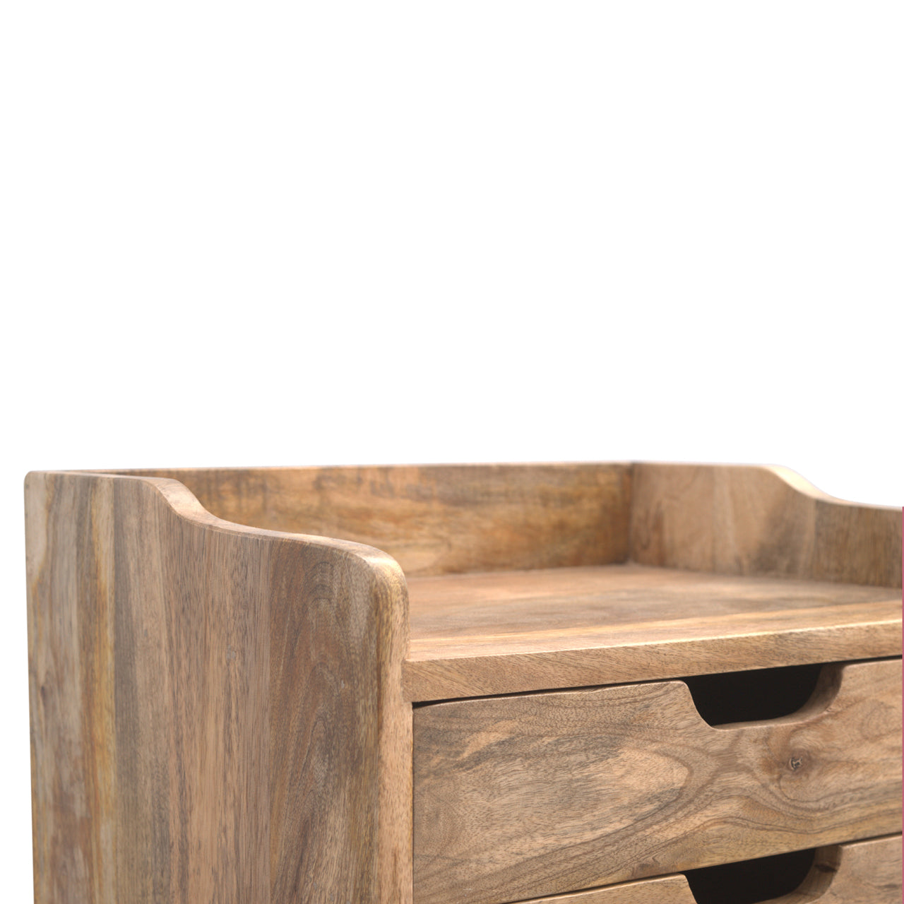 3 Drawer Gallery Bedside Table