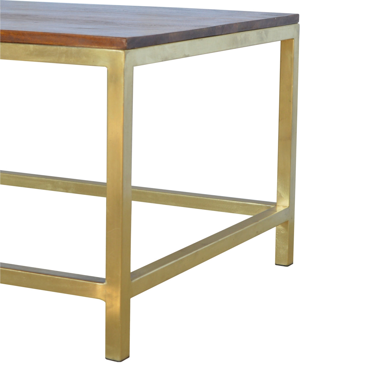 The Hollis Gold Coffee Table