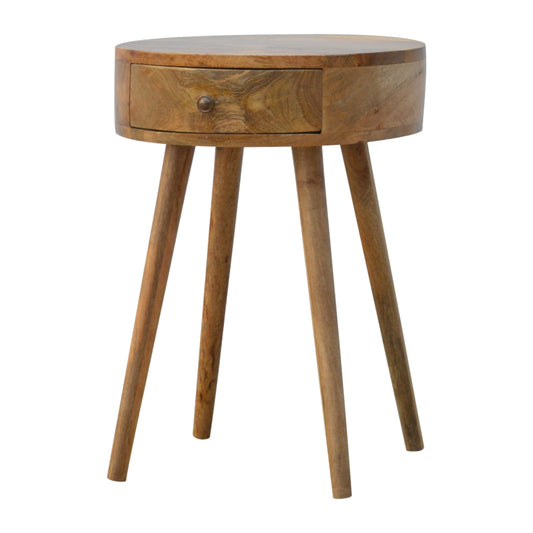 Nordic Circular Bedside Table