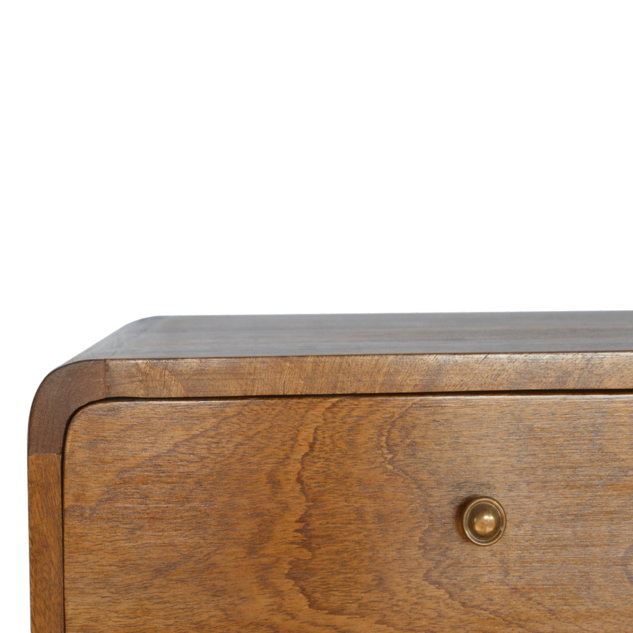 Floating Bedside Table in Chestnut Finish