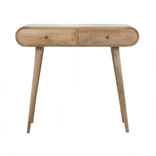 London Console Table in Oak-ish Finish