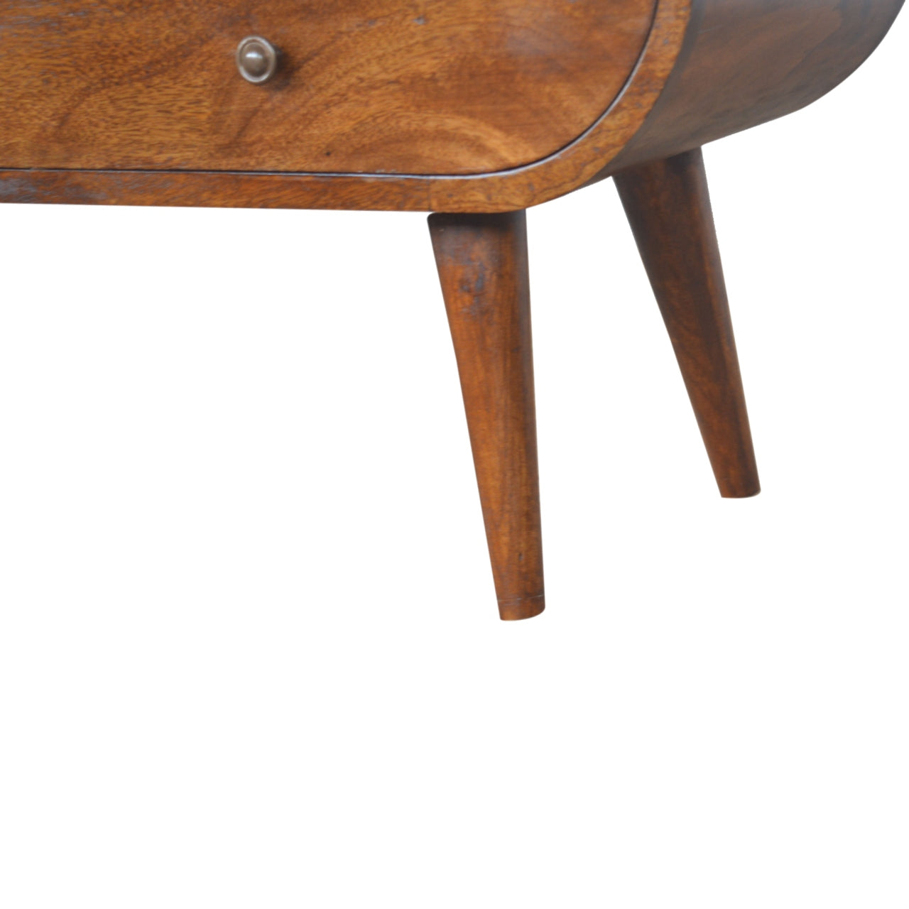 London Media Unit in Chestnut Finish