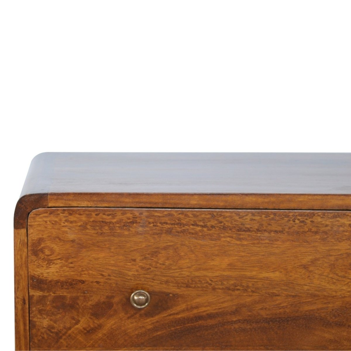 Rounded Chestnut Chest Of Drawers - V - LOOX
