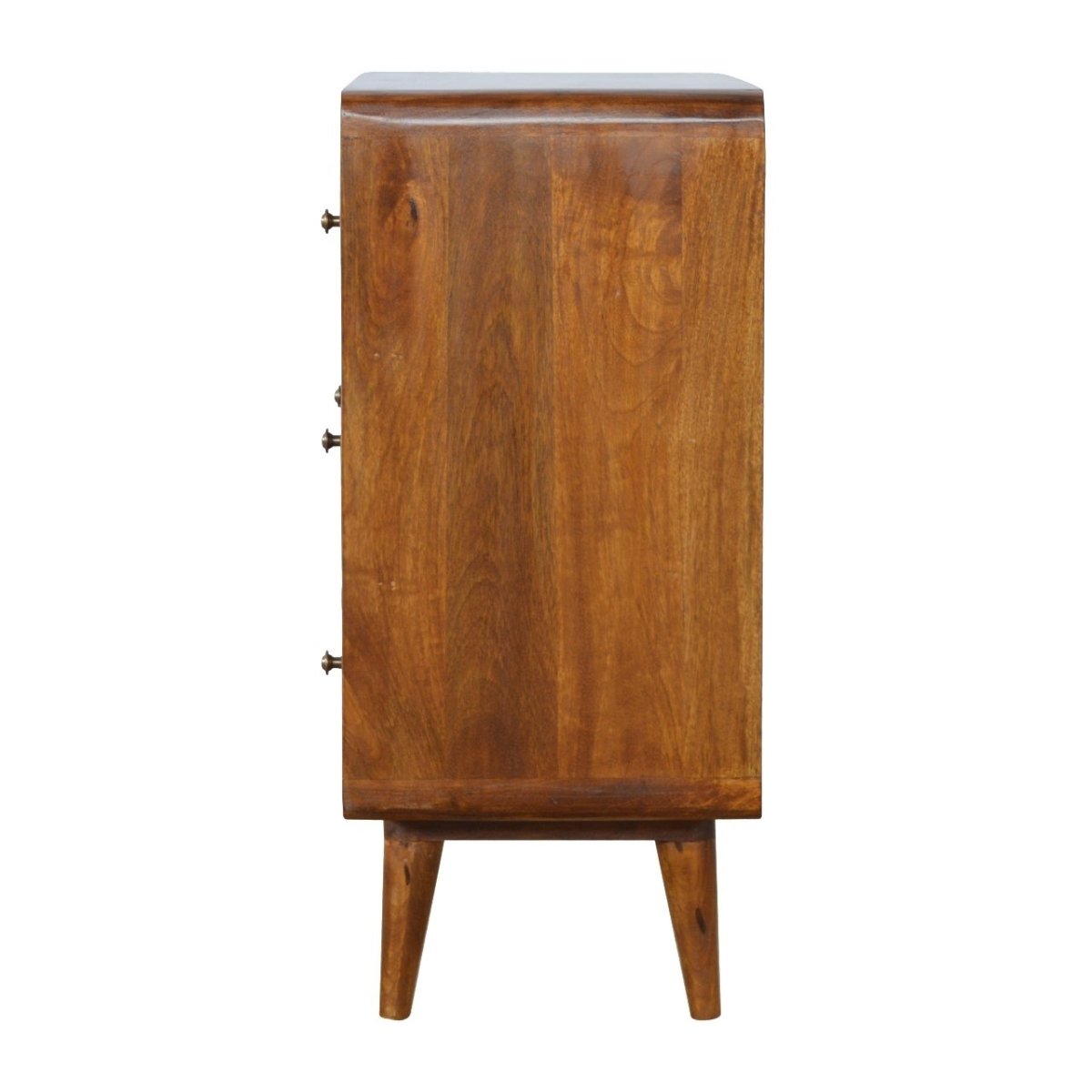 Rounded Chestnut Chest Of Drawers - V - LOOX