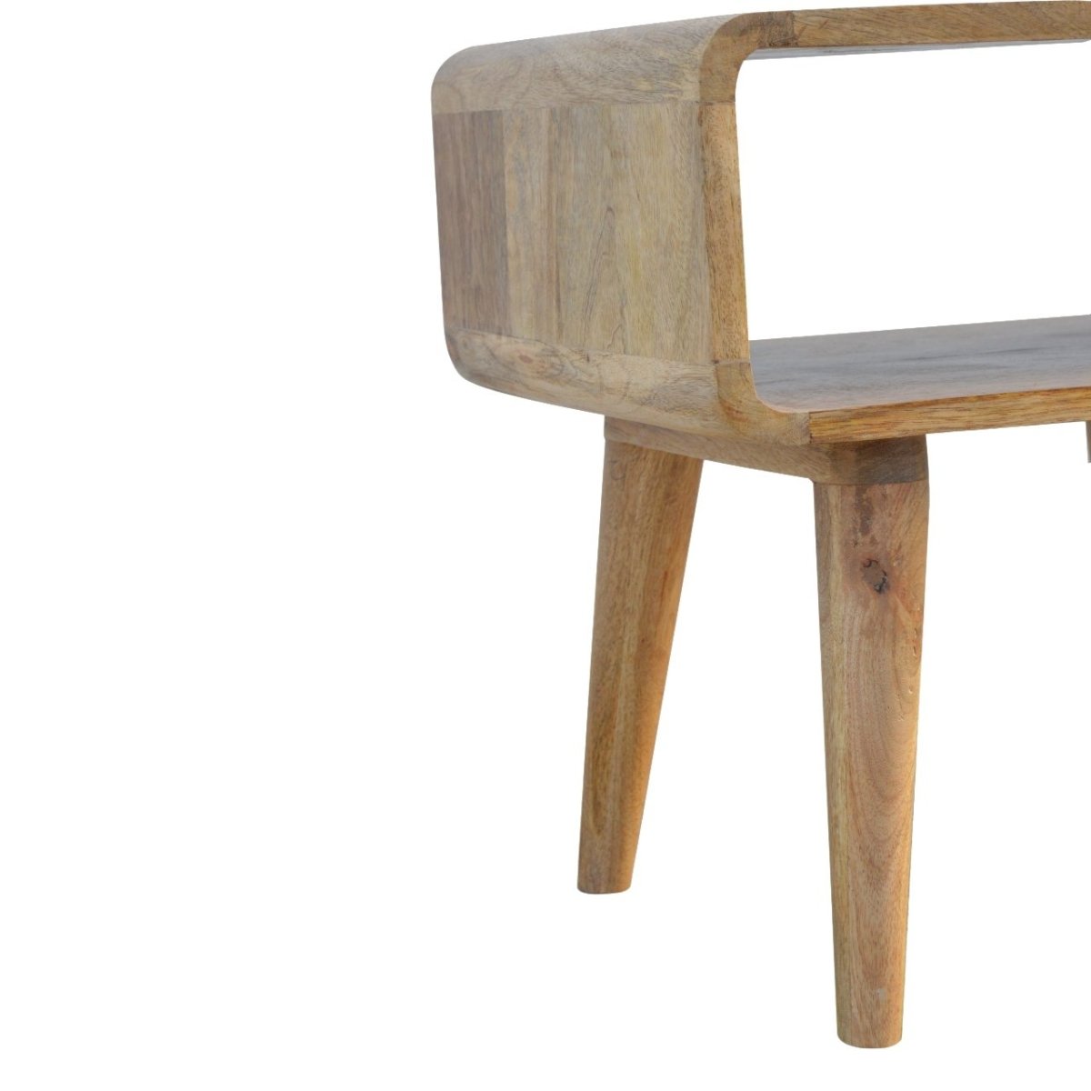 Rounded Open Bedside Table - V - LOOX