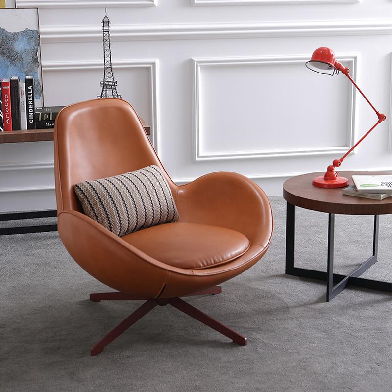 Snail Brown Chair, Leather| DC Concept