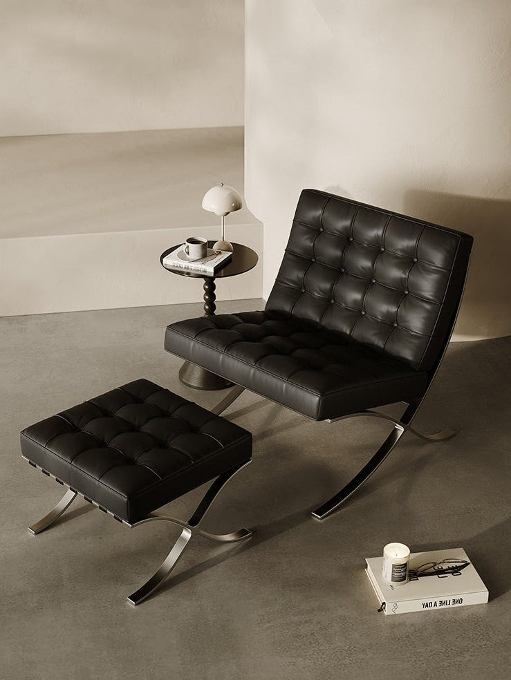 Barcelona Chair And Footstool