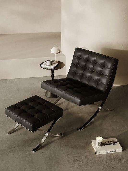 Barcelona Chair And Footstool