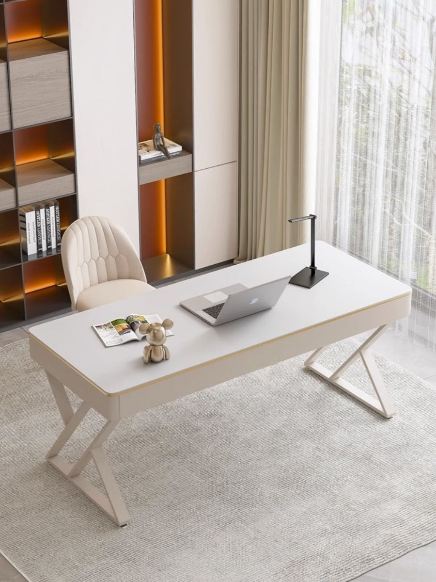 Loe Office Desk, White｜ DC Concept