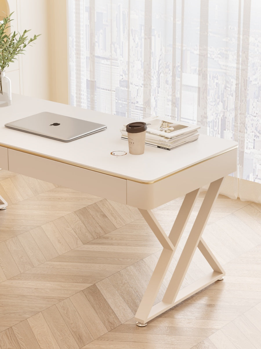 Loe Office Desk, White｜ DC Concept