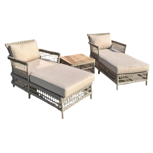 Provence Collection Outdoor Sun Lounger Set of 2