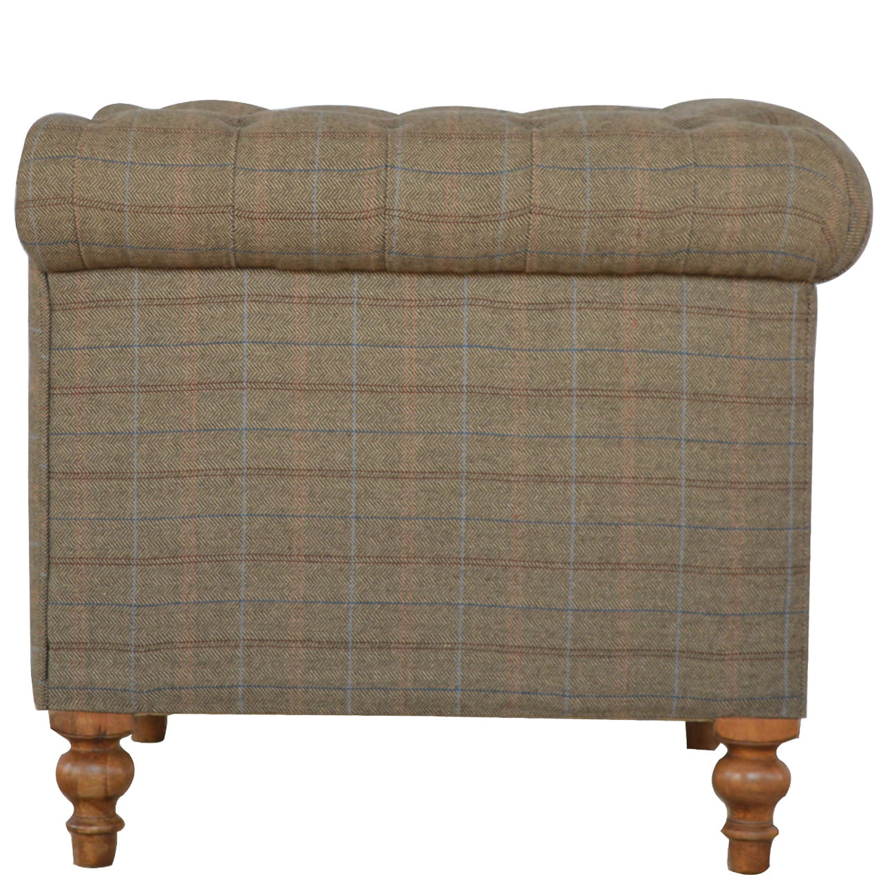 Henley - Multi Tweed 2 Seat Chesterfield Sofa
