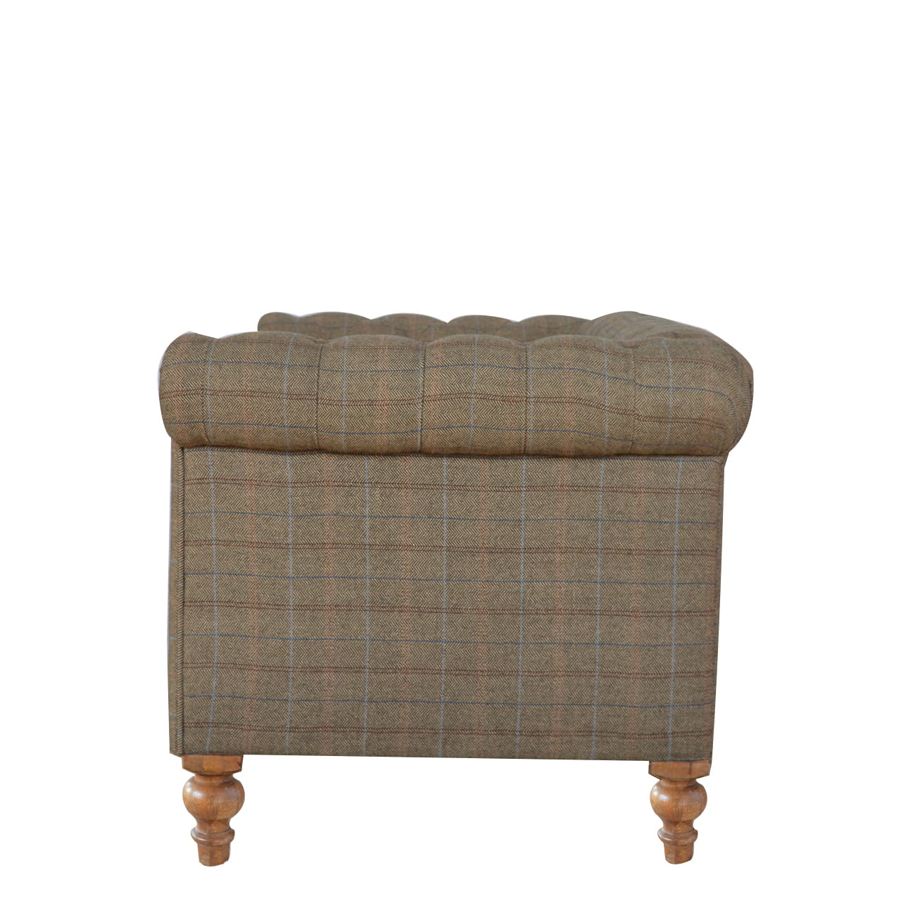 Henley - Multi Tweed 2 Seat Chesterfield Sofa