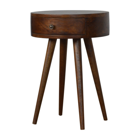 The Luna Circular Bedside Table