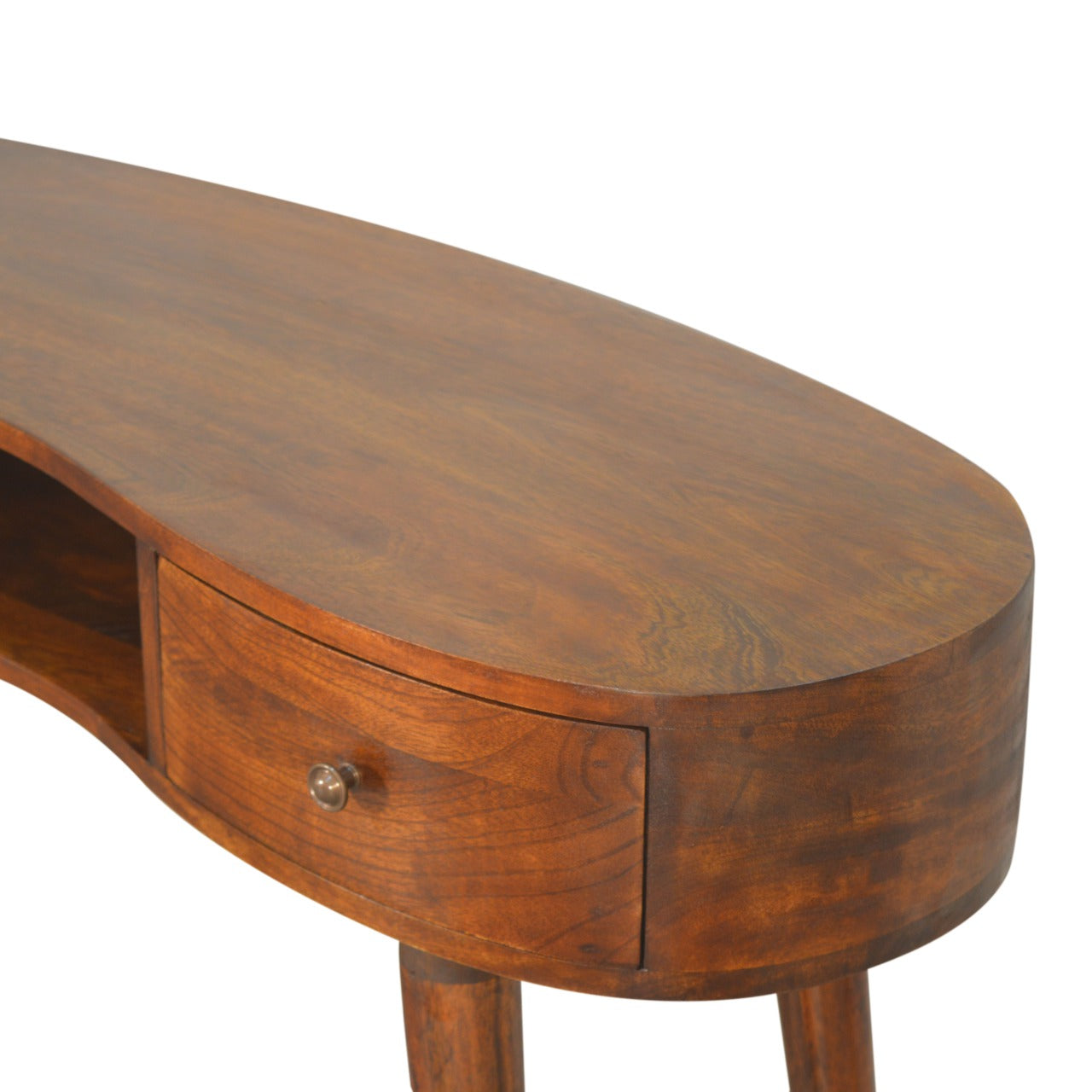 Wave - Writing Desk in Chestnut Finish