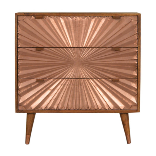 Solis - Copper Chest of Drawers