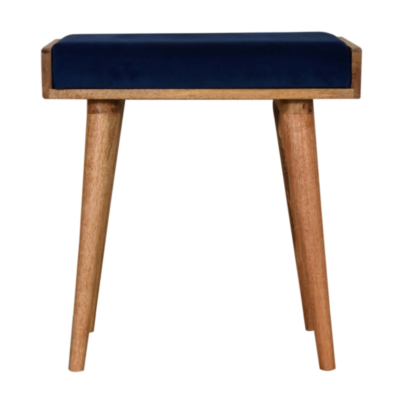 Sigrid - Royal Blue Velvet Tray Footstool