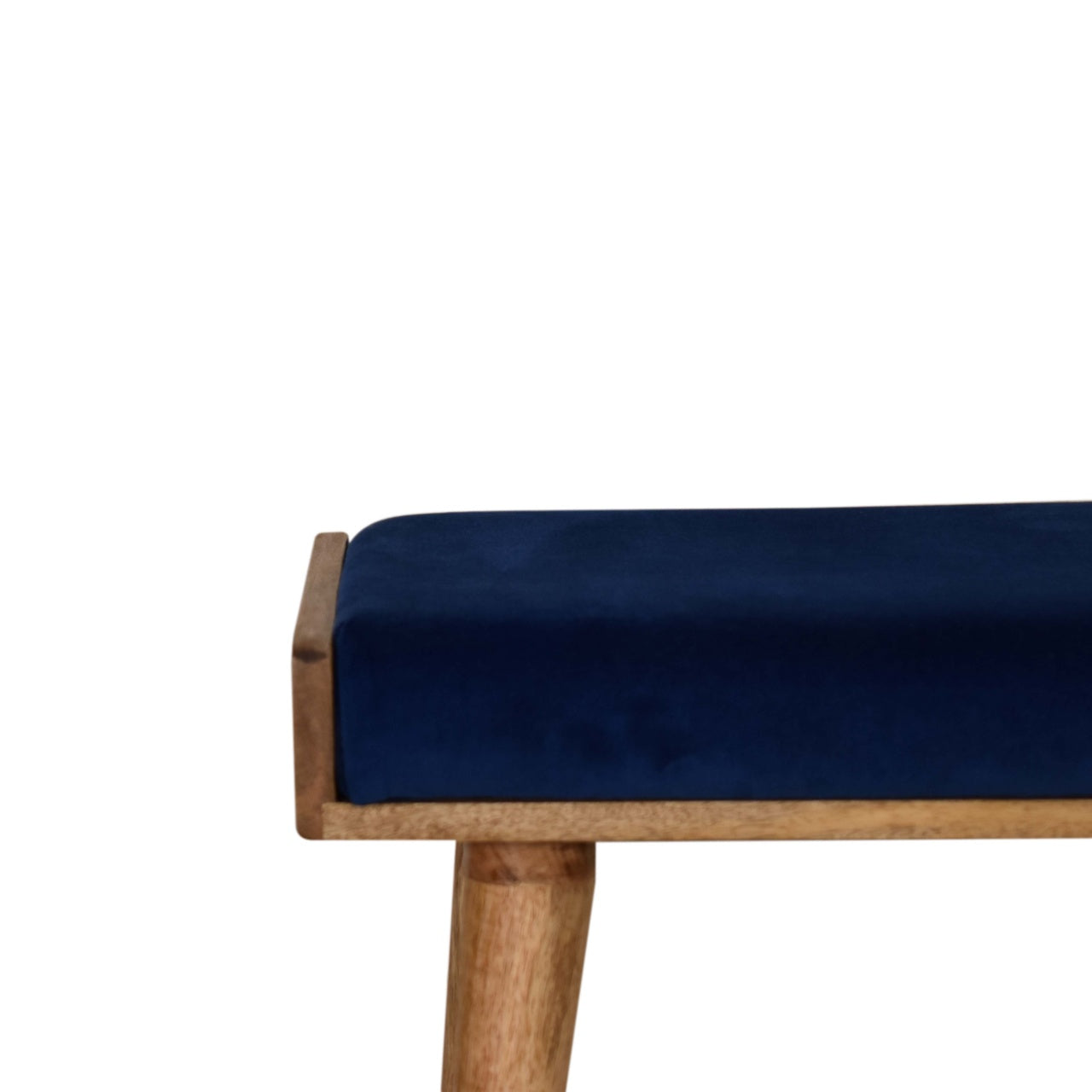 Sigrid - Royal Blue Velvet Tray Footstool