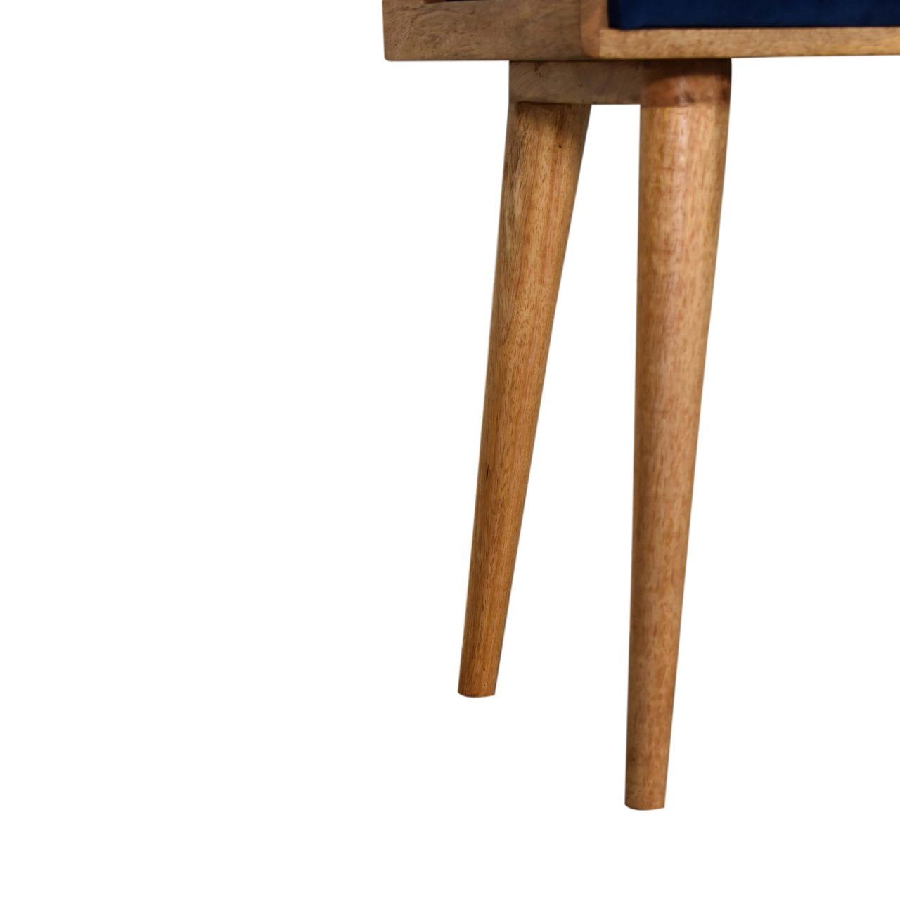 Sigrid - Royal Blue Velvet Tray Footstool