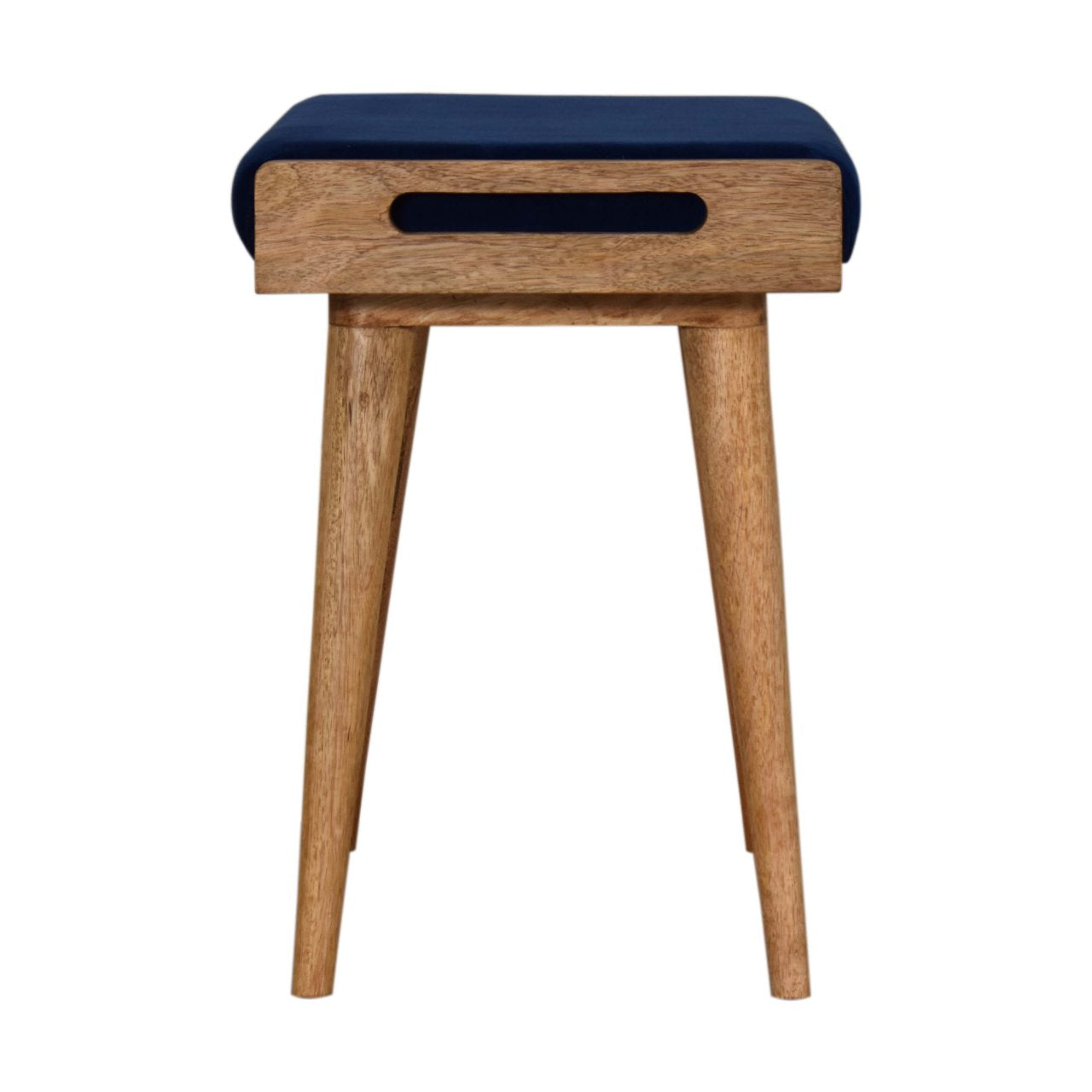 Sigrid - Royal Blue Velvet Tray Footstool