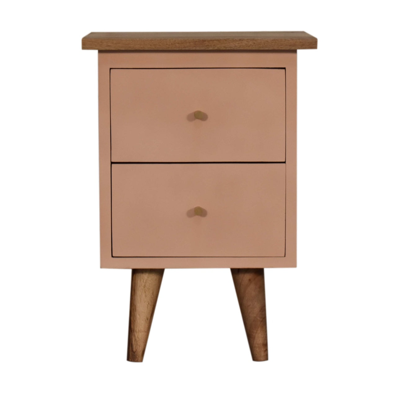 Elin - Blush Pink Hand Painted Bedside Table