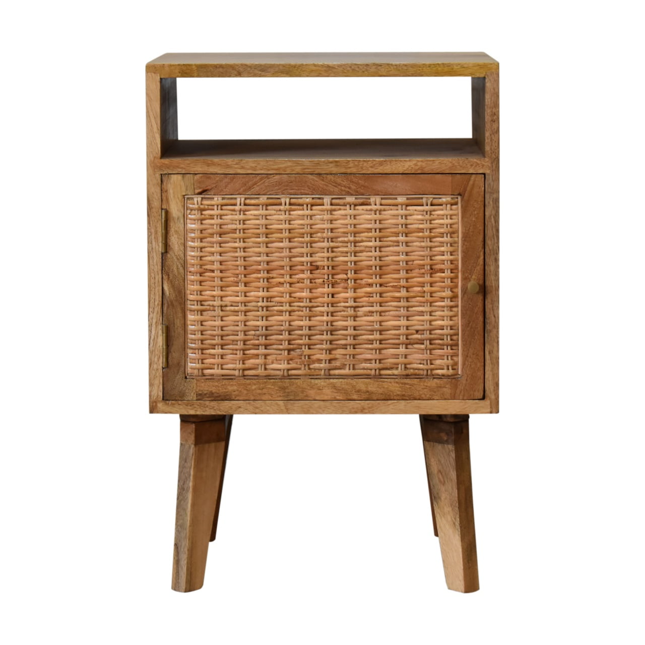 Rattan Knit Bedside Table