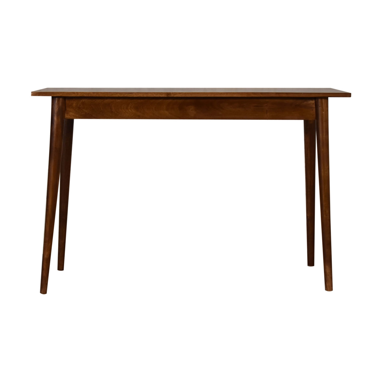 2 Drawer Writing Desk in Chestnut Finish