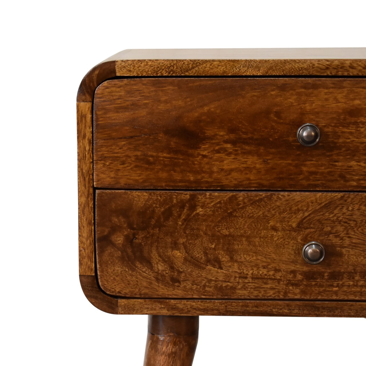 Rounded Bedside Table