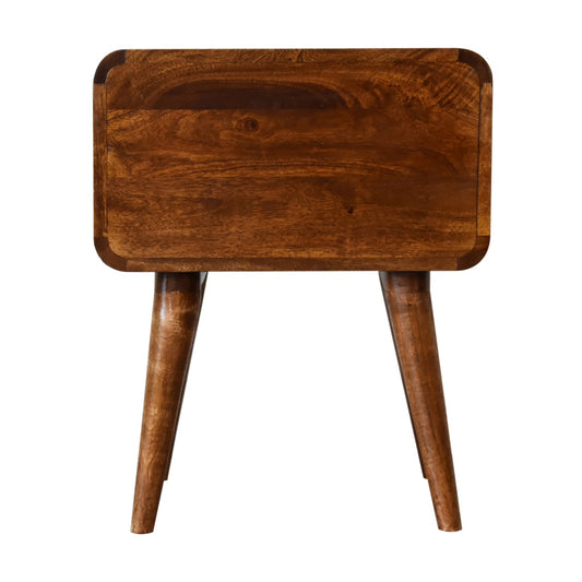 Rounded Bedside Table
