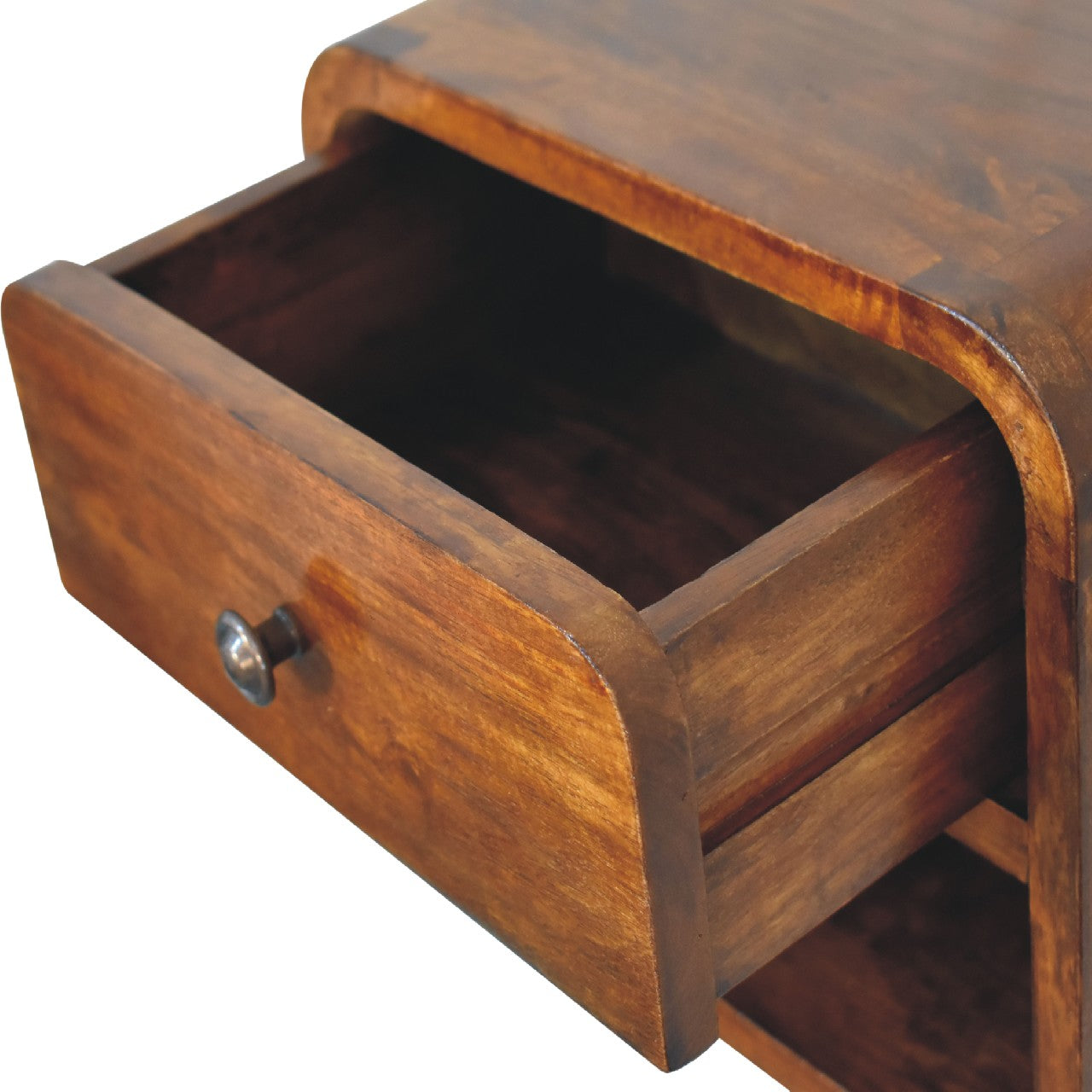 Floating Rounded Mini Bedside Table