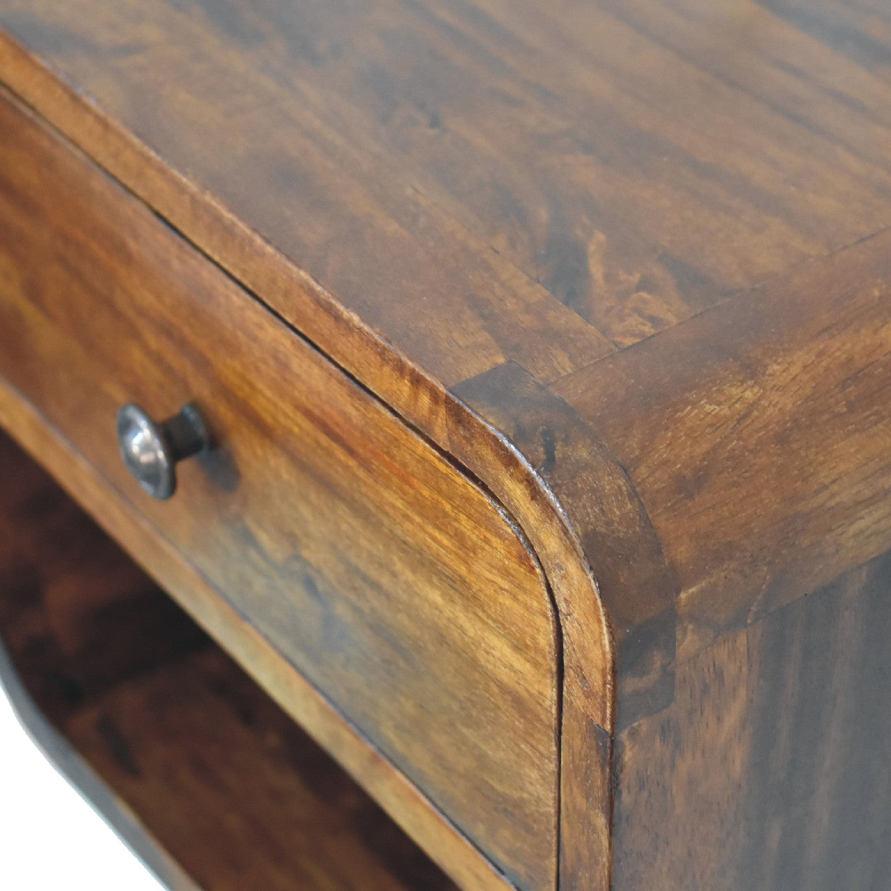 Floating Rounded Mini Bedside Table
