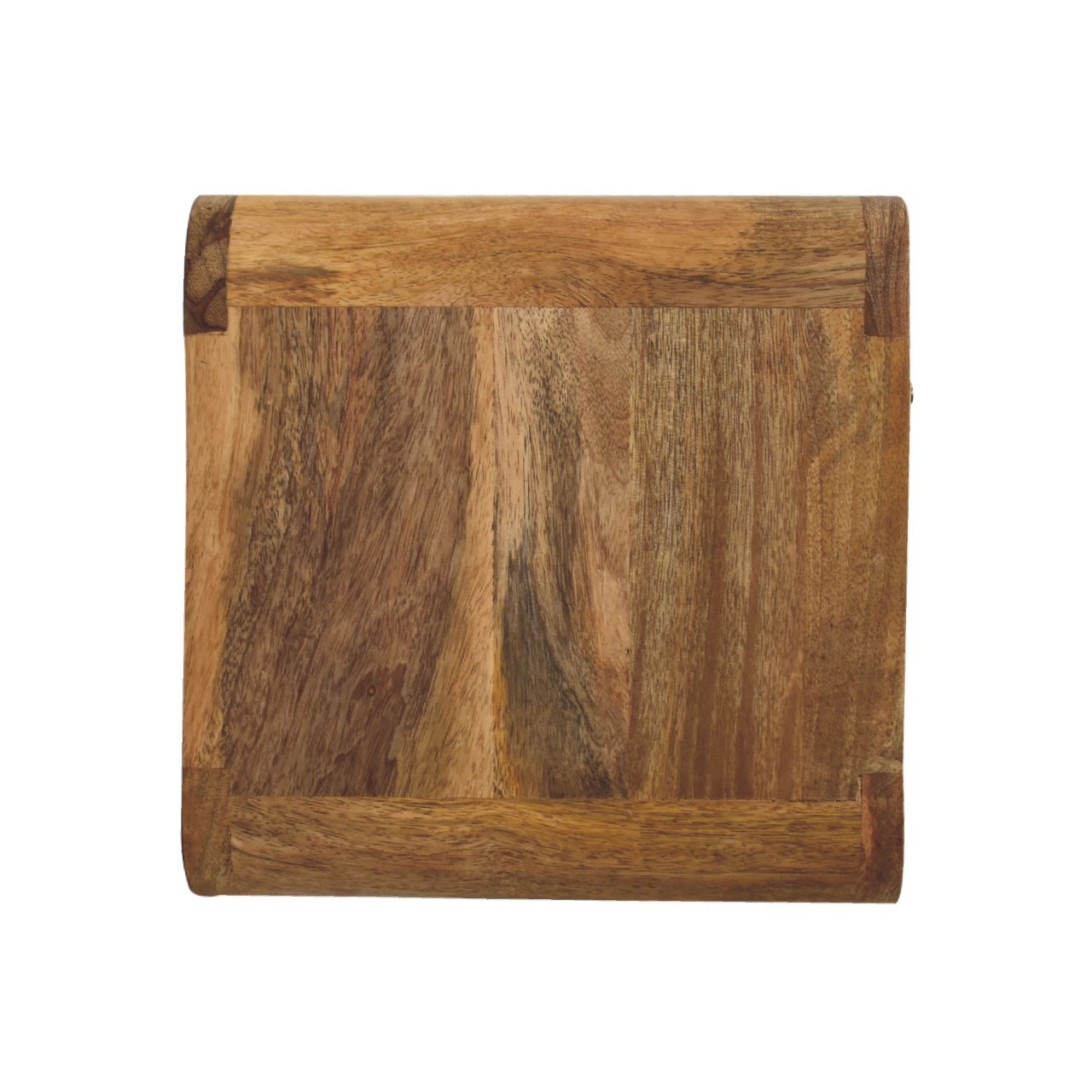 Floating Open Bedside Table in Oak-ish Finish