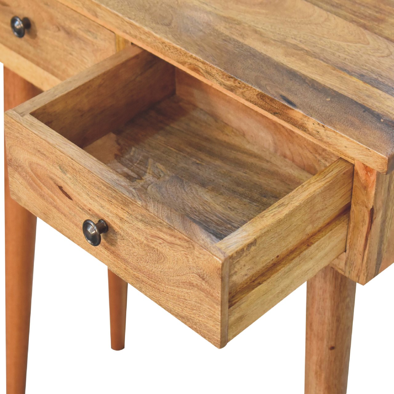 Mini Hallway Console Table in Oak-like finish