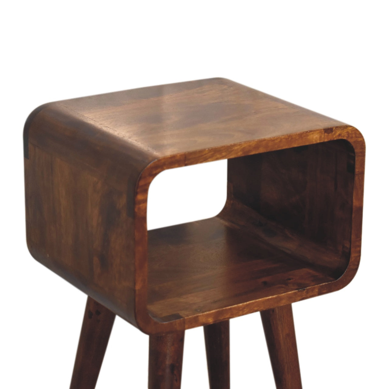 Sjo - Bedside Table in Chestnut Finish