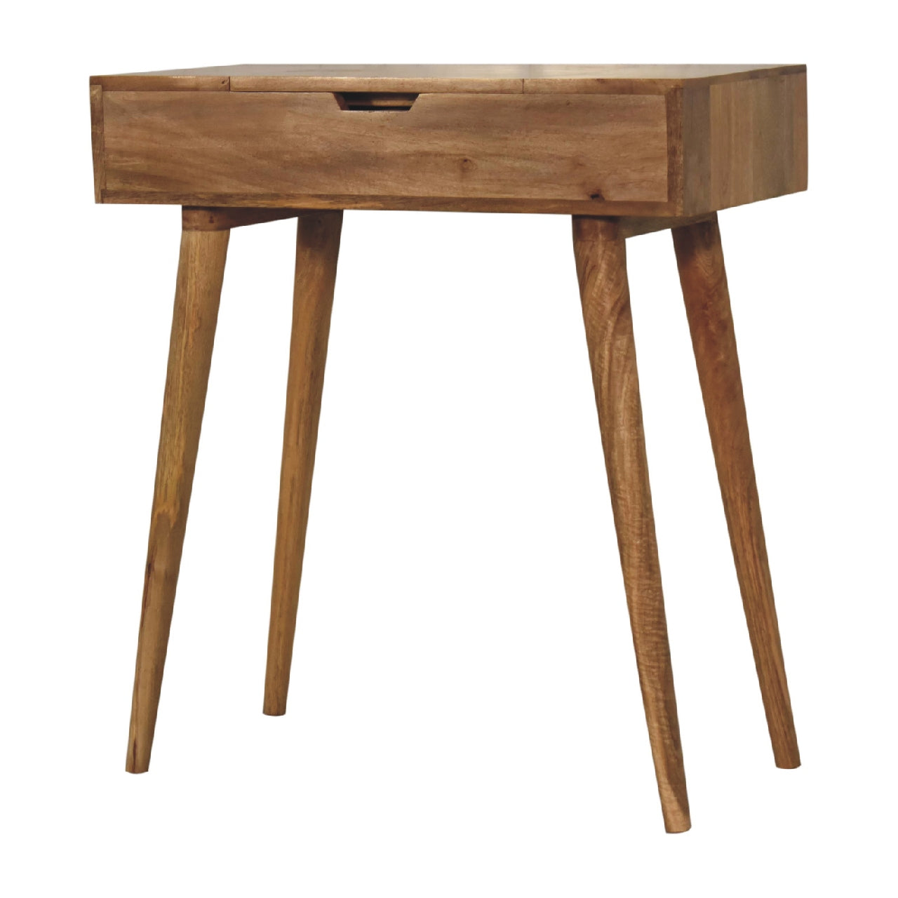 Foldable Dressing Table on Oak-like Finish