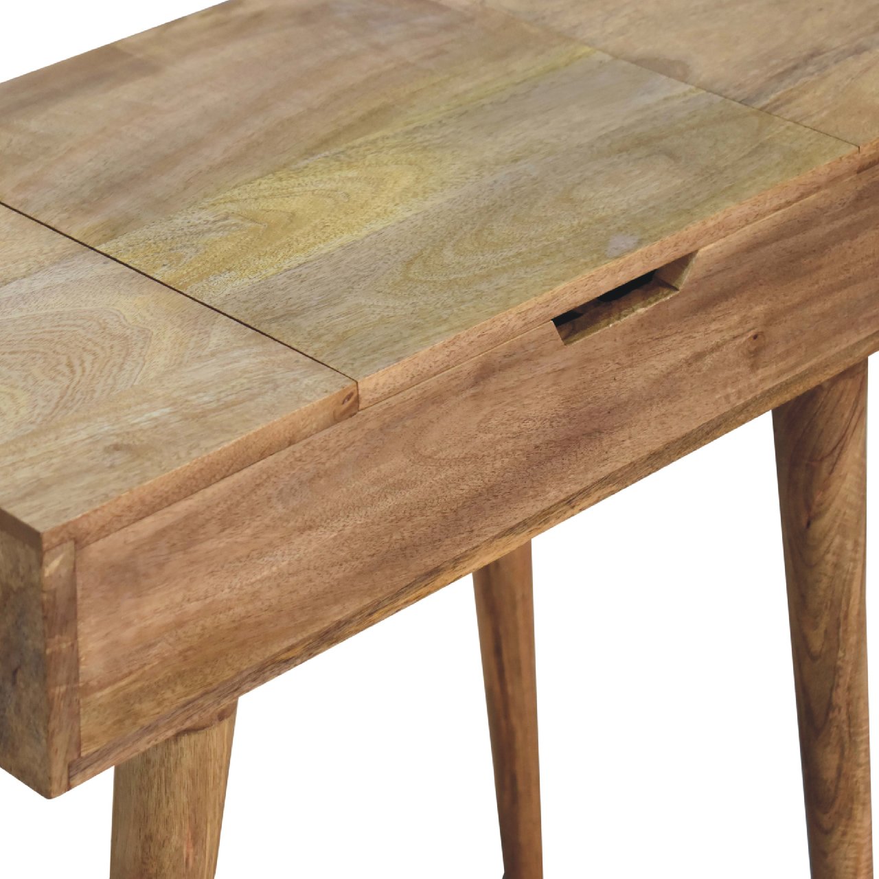 Foldable Dressing Table on Oak-like Finish