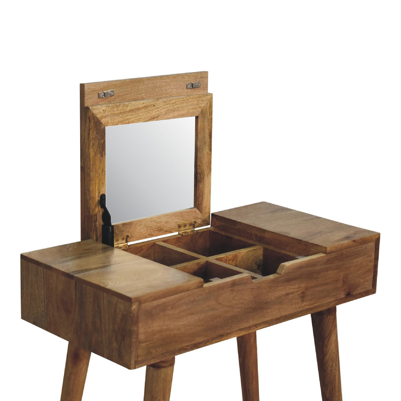 Foldable Dressing Table on Oak-like Finish