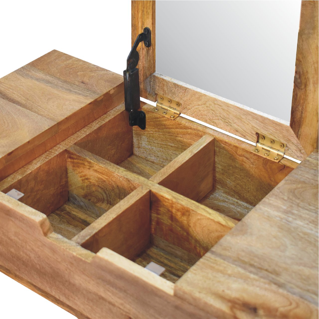 Foldable Dressing Table on Oak-like Finish