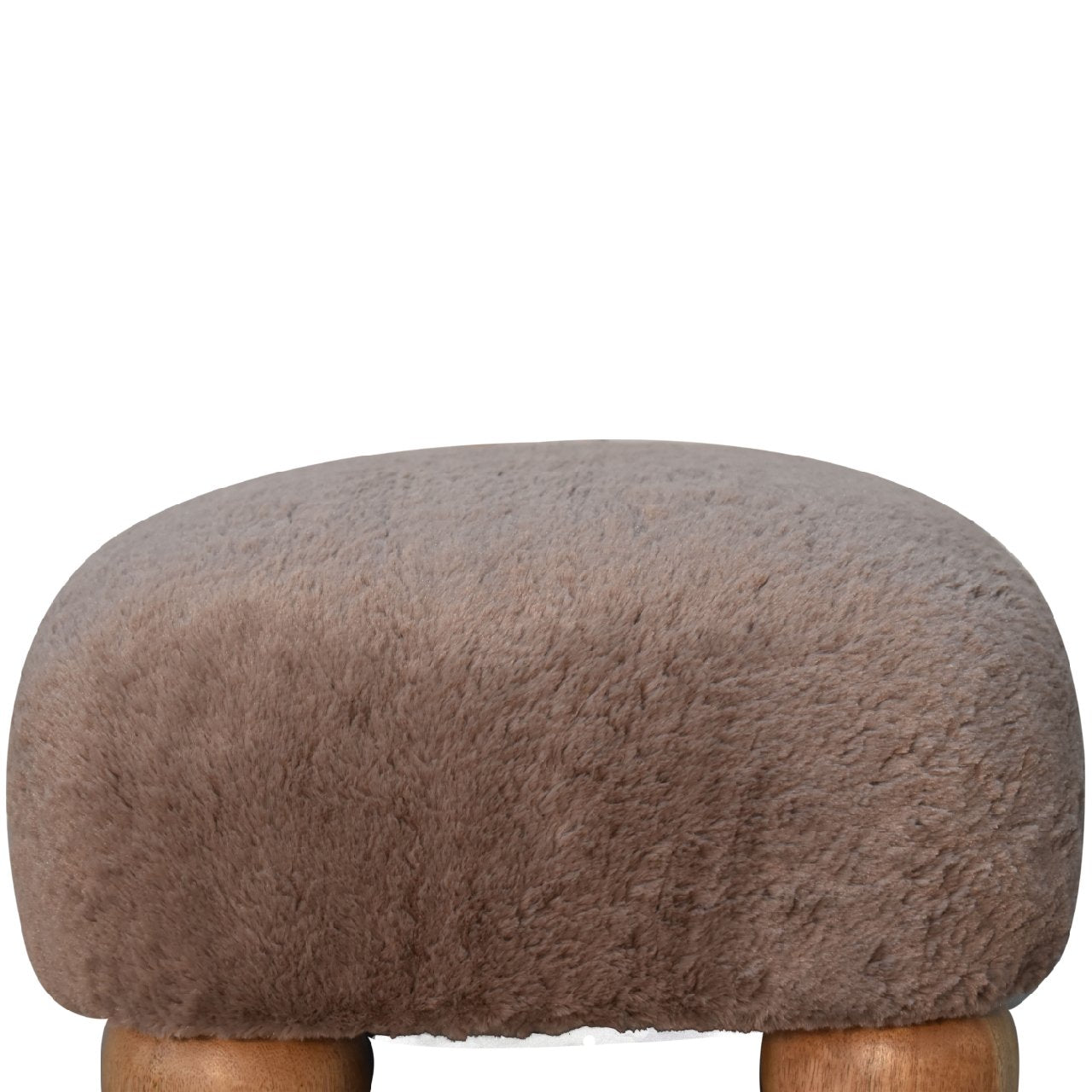 Nook - Faux Fur Nordic Footstool