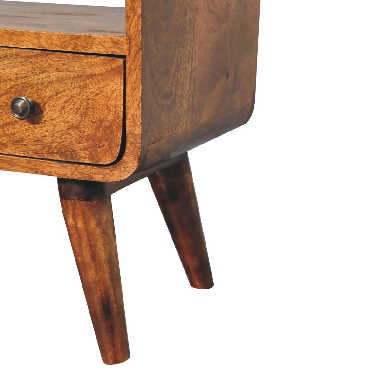 Tid - Mini Media Unit in Chestnut Finish